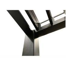 3 x 3.6m Charcoal Coolaroo Aluminium Louvred Gazebo